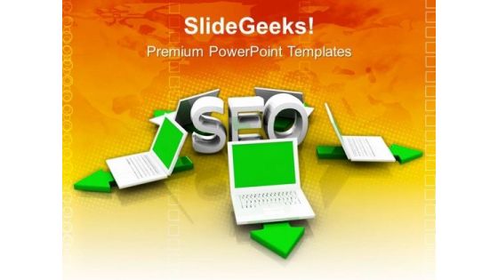 Seo Strategy Marketing PowerPoint Templates And PowerPoint Themes 0812
