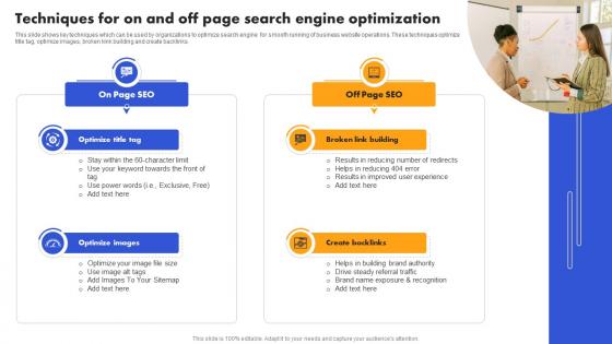 SEO Strategy To Improve ROI Techniques For On And Off Page Search Strategy SS V