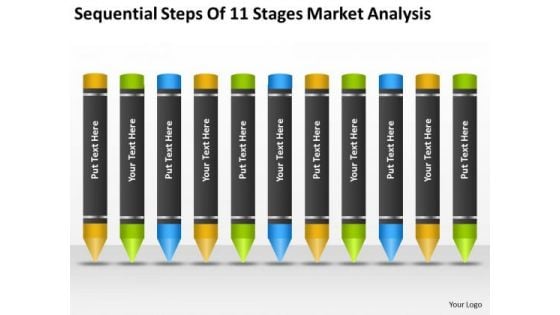 Sequential Steps Of 11 Stages Market Analysis Ppt Business Plan Experts PowerPoint Slides