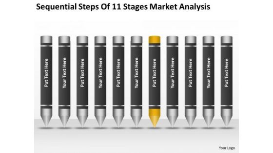 Sequential Steps Of 11 Stages Market Analysis Ppt Starting Small Business PowerPoint Templates