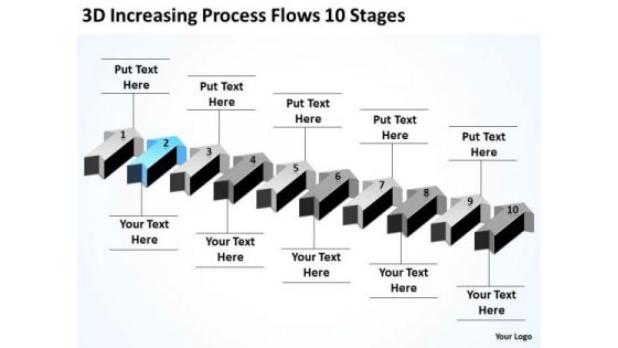 Serial Processing Vs Parallel Increasing Flows 10 Stages PowerPoint Slides