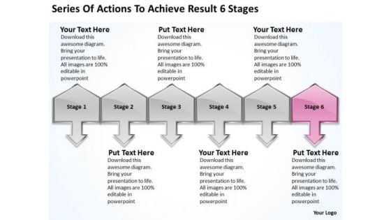 Series Of Actions To Achieve Result 6 Stages Ppt Business Proposals Examples PowerPoint Slides Series Of Actions To Achieve Result 6 Stages Ppt Business Proposals Examples PowerPoint Slides