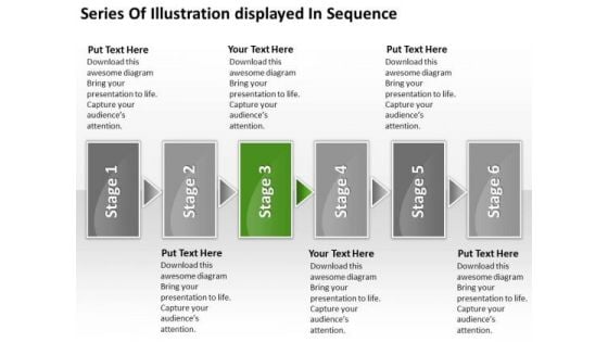 Series Of Illustration Displayed In Sequence Sample Business Plan Outline PowerPoint Slides Series Of Illustration Displayed In Sequence Sample Business Plan Outline PowerPoint Slides