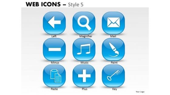 Series Web Icons PowerPoint Slides And Ppt Diagram Templates