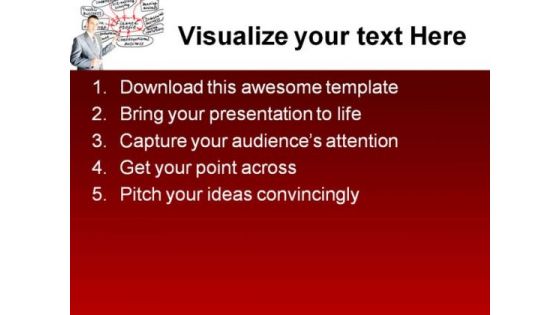 Serious Speaker Business PowerPoint Themes And PowerPoint Slides 0411