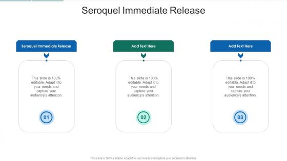 Seroquel Immediate Release In Powerpoint And Google Slides Cpb