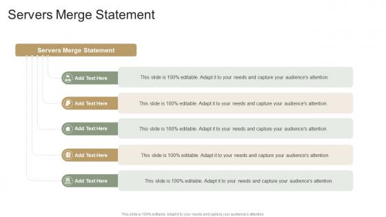 Servers Merge Statement In Powerpoint And Google Slides Cpb