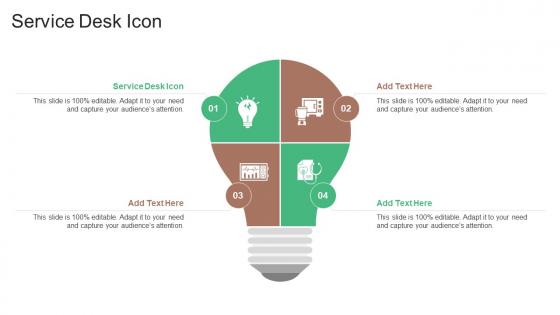 Service Desk Icon In Powerpoint And Google Slides Cpb