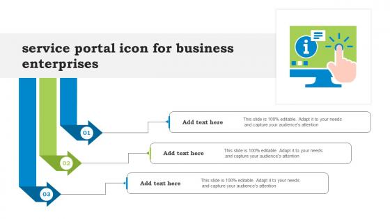 Service Portal Icon For Business Enterprises Structure Pdf