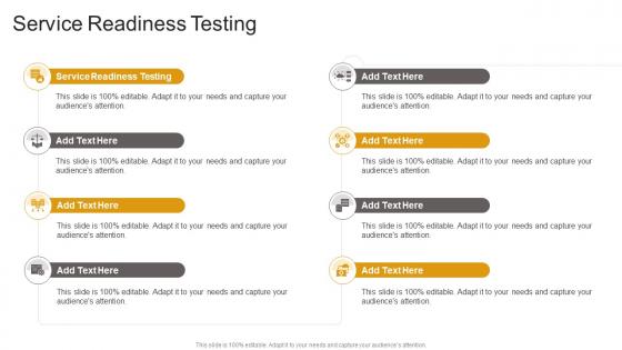 Service Readiness Testing In Powerpoint And Google Slides Cpb