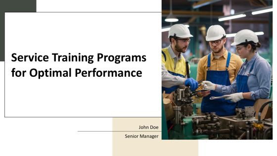 Service Training Programs For Optimal Performance PPT Graphics AT