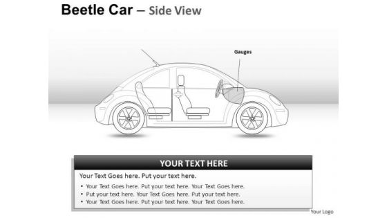 Services Red Beetle Car PowerPoint Slides And Ppt Diagram Templates