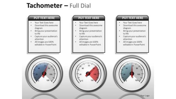 Services Tachometer Full Dial PowerPoint Slides And Ppt Diagram Templates