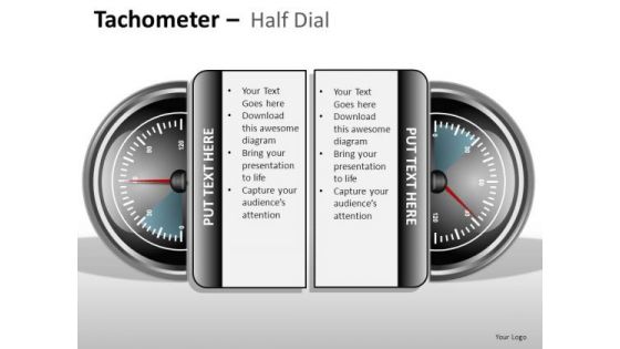 Services Tachometer Half Dial PowerPoint Slides And Ppt Diagram Templates