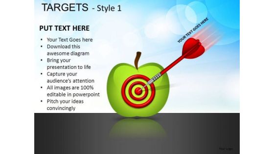 Services Targets 1 PowerPoint Slides And Ppt Diagram Templates