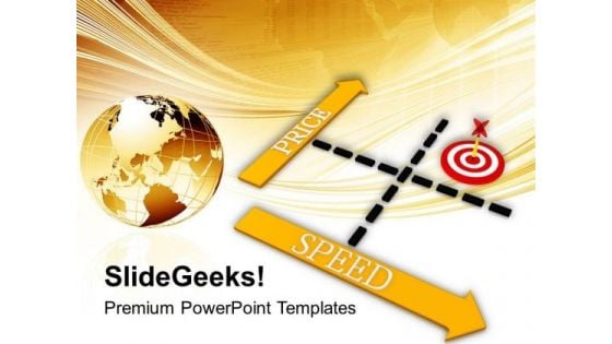 Set And Hit The Target For Global Market PowerPoint Templates Ppt Backgrounds For Slides 0613