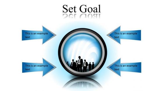 Set Goal Business PowerPoint Presentation Slides Cc