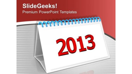 Set Monthly Targets This New Year PowerPoint Templates Ppt Backgrounds For Slides 0413