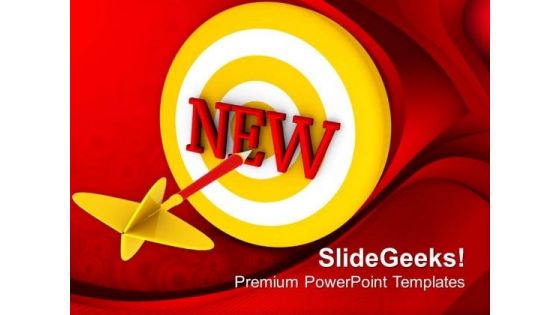 Set New Targets In Business PowerPoint Templates Ppt Backgrounds For Slides 0513