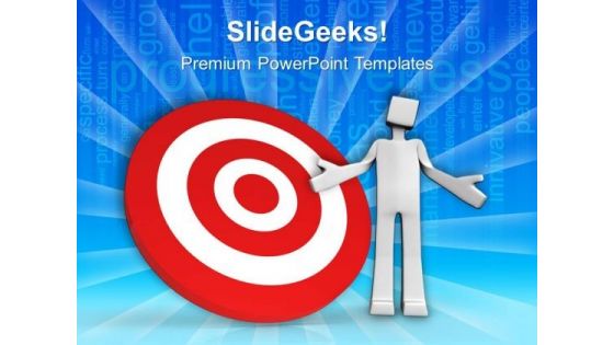 Set The Business Targets PowerPoint Templates And PowerPoint Themes 0612