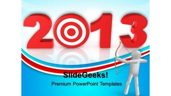 Set The Target Business PowerPoint Templates And PowerPoint Themes 0612