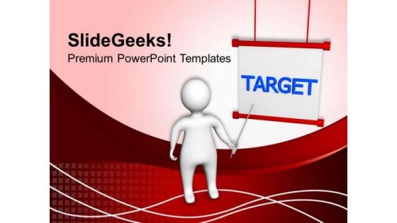 Set The Target For Team In Business PowerPoint Templates Ppt Backgrounds For Slides 0513