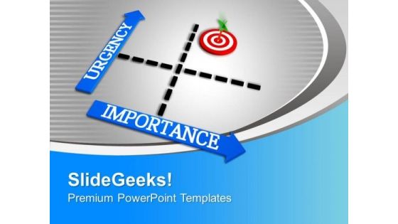 Set Your Goal As Per Importance PowerPoint Templates Ppt Backgrounds For Slides 0413