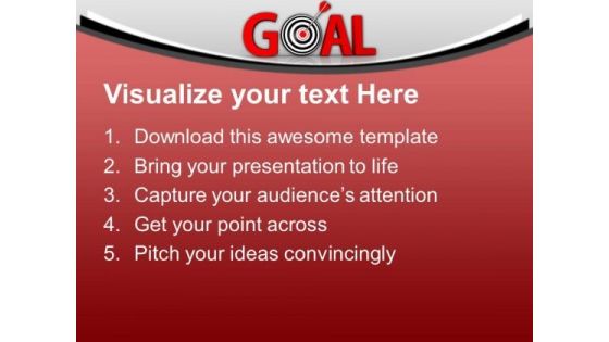 Set Your Goals For Success PowerPoint Templates Ppt Backgrounds For Slides 0413