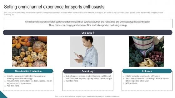 Setting Omnichannel Experience For Sports Athletic Activities Advertising Program Ideas Pdf