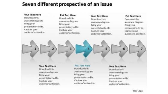 Seven Different Prospective Of An Issue Franchise Business Plan PowerPoint Slides