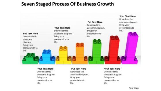 Seven Staged Process Of Business Growth Ppt Exit Strategy Plan PowerPoint Templates