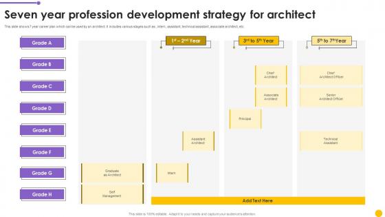 Seven Year Profession Development Strategy For Architect Background Pdf