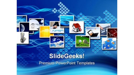 Several Images Business PowerPoint Templates And PowerPoint Backgrounds 0511