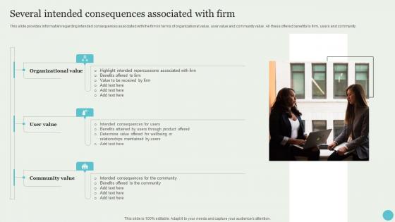 Several Intended Consequences Associated With Firm Crafting A Sustainable Company Brochure Pdf