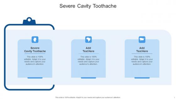 Severe Cavity Toothache In Powerpoint And Google Slides Cpb