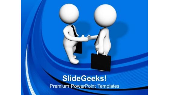 Shake Hands With Clients For Business Growth PowerPoint Templates Ppt Backgrounds For Slides 0613