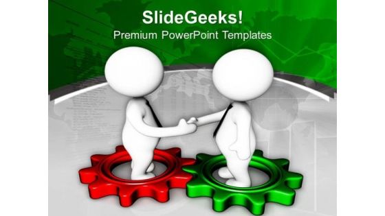 Shakehand After Make A Business Deal PowerPoint Templates Ppt Backgrounds For Slides 0613