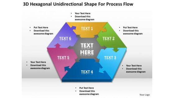 Shape For Process Flow Ppt Professional Business Plan Template PowerPoint Templates