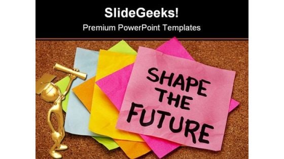 Shape The Future Education PowerPoint Backgrounds And Templates 1210