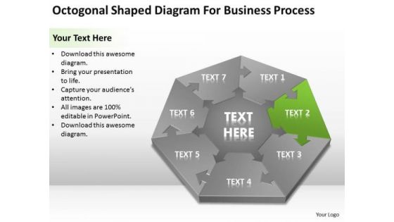 Shaped Diagram For Business Process Ppt Plan Software Download PowerPoint Slides