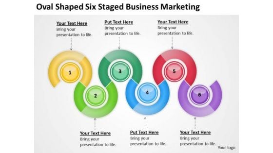 Shaped Six Staged Business Marketing Ppt Startup Plan Template PowerPoint Templates