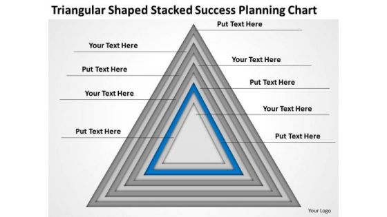 Shaped Stacked Success Planning Chart Ppt Business Writer Software PowerPoint Templates