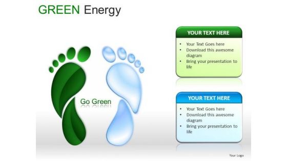 Shapes Green Energy PowerPoint Slides And Ppt Diagrams Templates