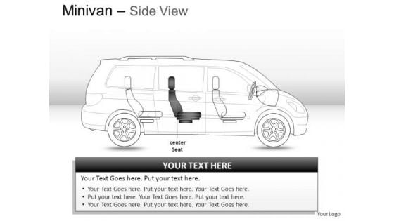 Shapes Green Minivan Side View PowerPoint Slides And Ppt Diagrams Templates