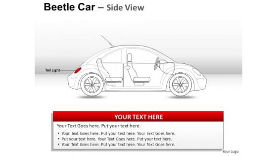 Shapes Red Beetle Car PowerPoint Slides And Ppt Diagram Templates