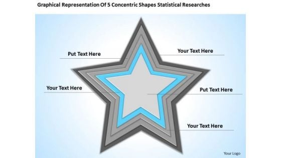 Shapes Statistical Researches Ppt Non Profit Business Plan Template PowerPoint Templates