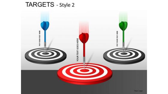 Shapes Targets 2 PowerPoint Slides And Ppt Diagram Templates