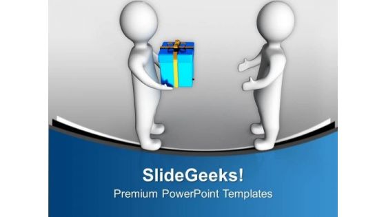 Share Gifts For Business Growth PowerPoint Templates Ppt Backgrounds For Slides 0413