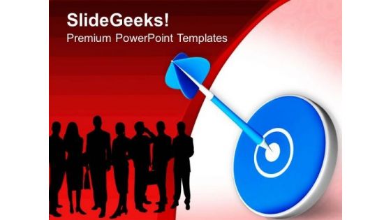 Share Targets With Team PowerPoint Templates Ppt Backgrounds For Slides 0513