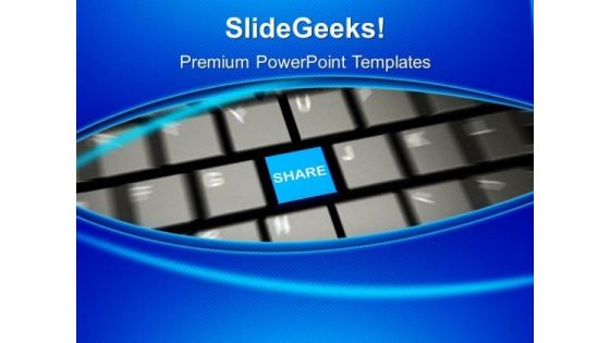 Share The Knowledge PowerPoint Templates Ppt Backgrounds For Slides 0513